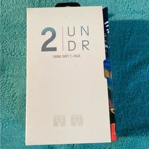 Men's 2 UNDR Swing Shift 2-Pack 6" Boxer Briefs - Multicolor   2XL